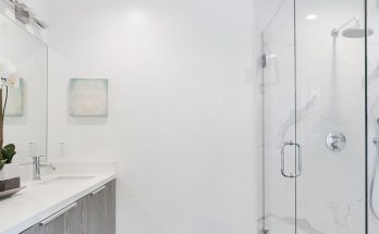 luxury shower installation